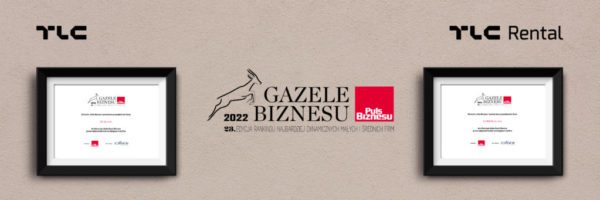 TLC Rental Gazelą Biznesu 2022